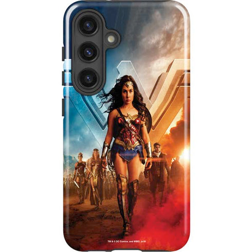 DC Comics Wonder Woman Main characters Poster Galaxy S25 Plus Impact Case